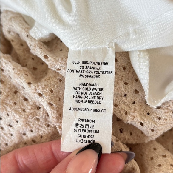 See You Monday Women's Large Halter Dress Y2K Boho Coastal Cowgirl Festival Maxi - Picture 9 of 10